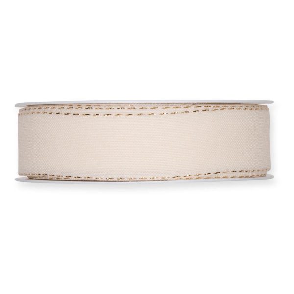 NASTRO ART.3939 25MM 20MT AVORIO/ORO
