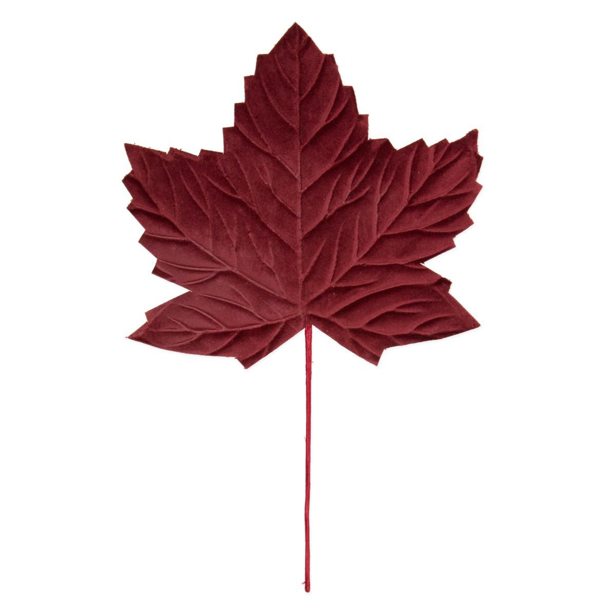 SET 4 FOGLIE ACERO VELLUTO CONF.PZ.3 BORDEAUX SET 4 FOGLIE ACERO VELLUTO CONF.PZ.3 BORDEAUX