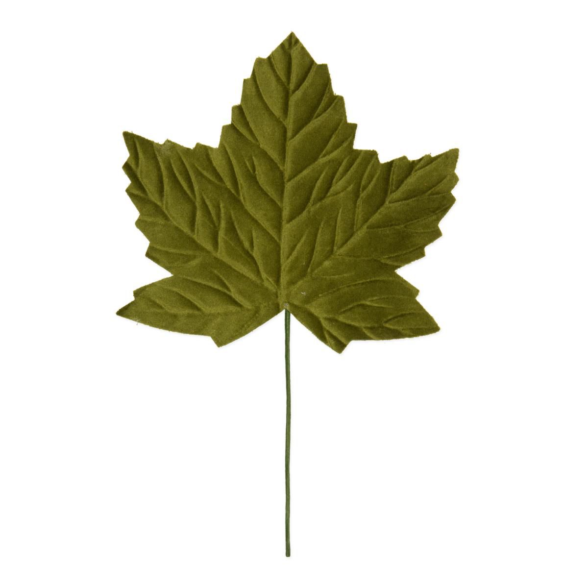 SET 4 FOGLIE ACERO VELLUTO CONF.PZ.3 VERDE MUSCHIO