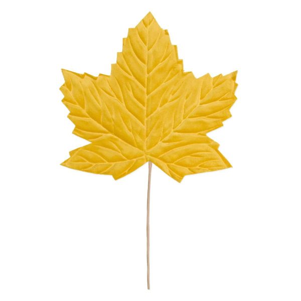 SET 4 FOGLIE ACERO VELLUTO CONF.PZ.3 GIALLO MIELE SET 4 FOGLIE ACERO VELLUTO CONF.PZ.3 GIALLO MIELE