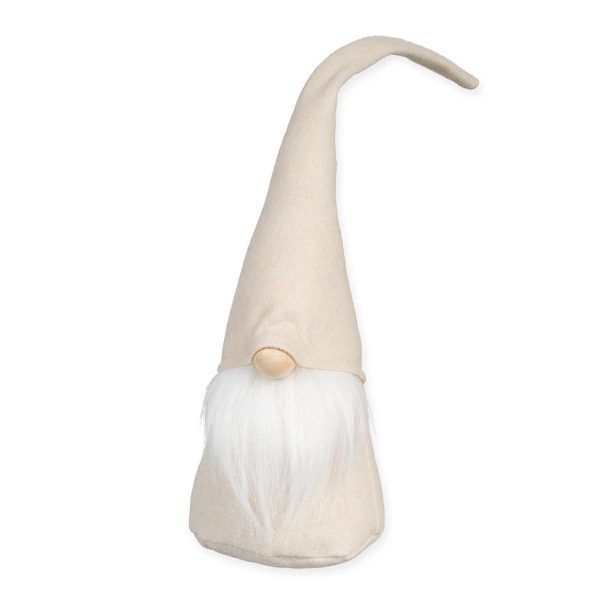 GNOMO TESSUTO D.11 CM H.48 CM CREMA GNOMO TESSUTO D.11 CM H.48 CM CREMA