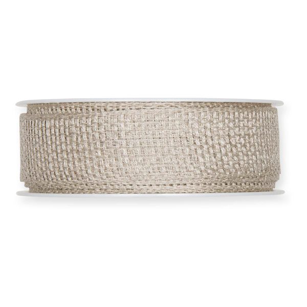 NASTRO LINO 20MM 10MT NATURALE NASTRO LINO 20MM 10MT NATURALE