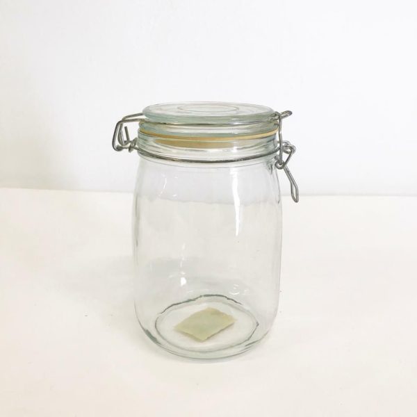 VASETTO VETRO X CONSERVARE D11 H17 TRASP. HY