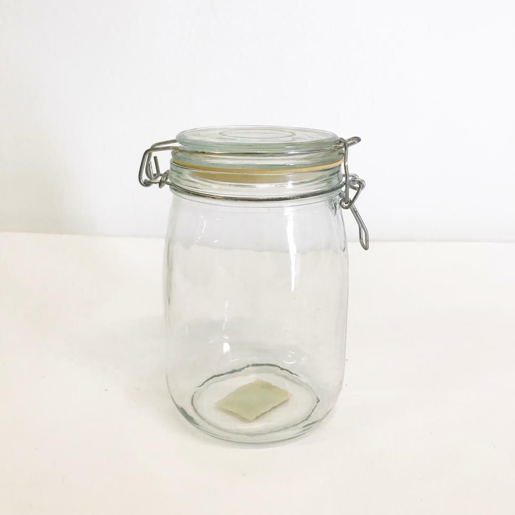 VASETTO VETRO X CONSERVARE D11 H17 TRASP. HY