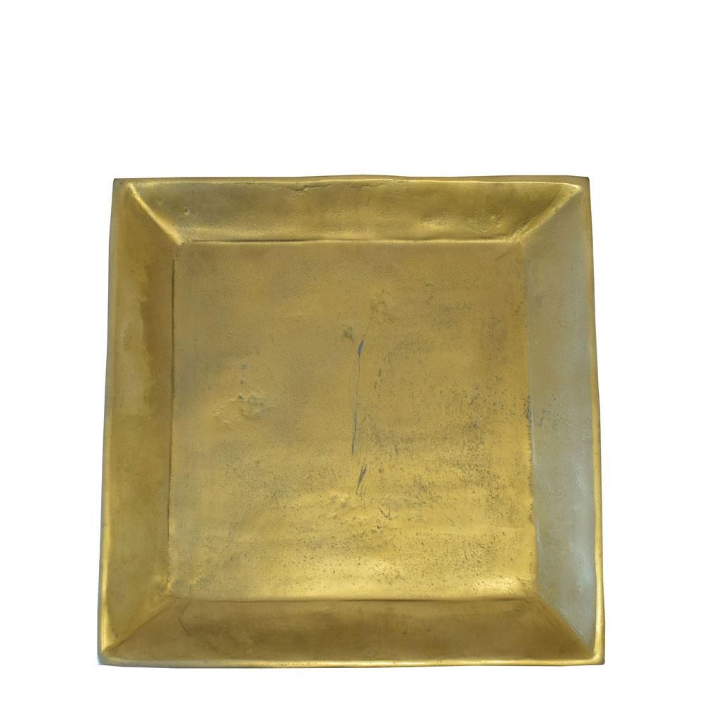 PIATTO METALLO D.45 CM ORO SATINATO PIATTO METALLO D.45 CM ORO SATINATO