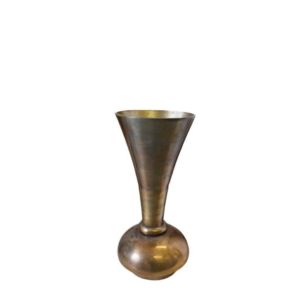 VASO ALLUMINIO H.47 CM BRONZO VASO ALLUMINIO H.47 CM BRONZO