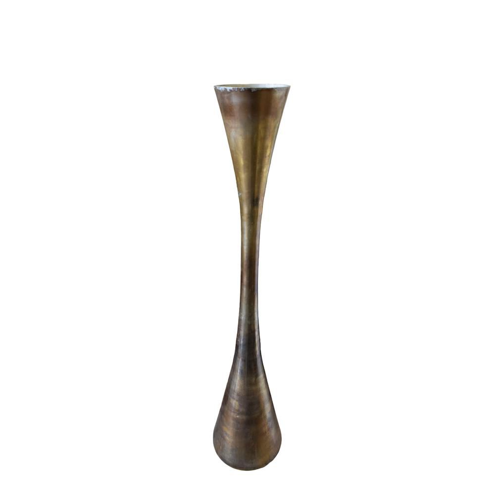 VASO ALLUMINIO H.100 CM-DECO- BRONZO VASO ALLUMINIO H.100 CM-DECO- BRONZO