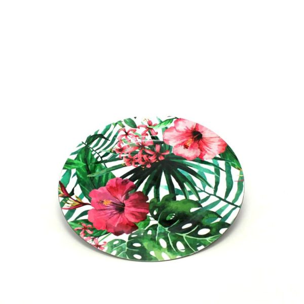 SET 6 PIATTI POLIRESINAD.33 CM -HIBISCUS- VERDE/ROSSO SET 6 PIATTI POLIRESINAD.33 CM -HIBISCUS- VERDE/ROSSO