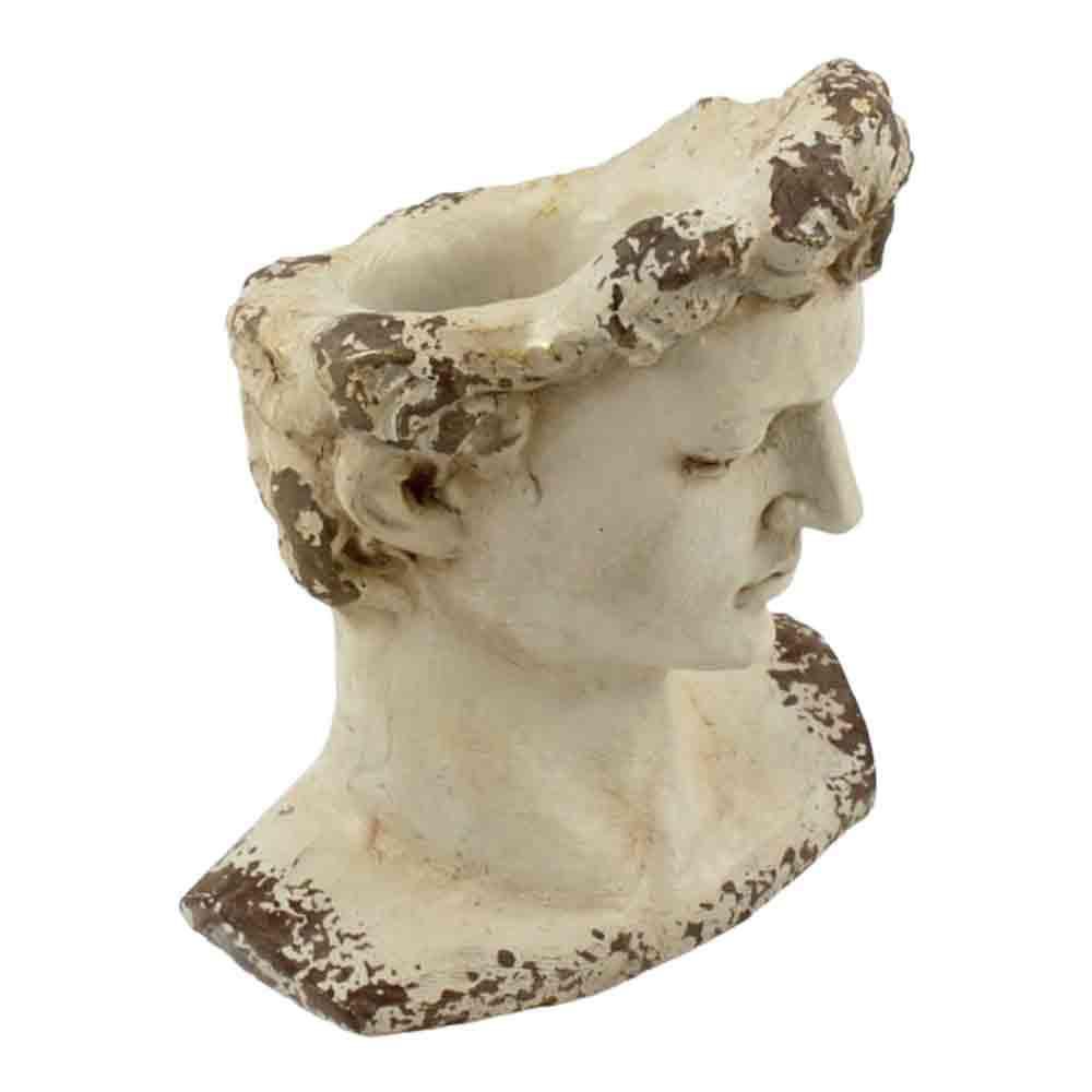 UOMO VASO POLIRESINA 28X22X33 CM CREMA UOMO VASO POLIRESINA 28X22X33 CM CREMA