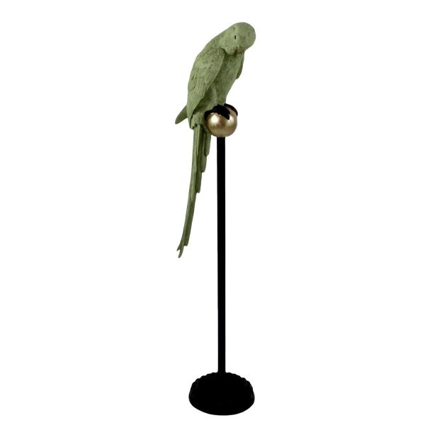 PAPPAGALLO C/PIEDISTALLO 27X20,5 CM H.112 CM VERDE PAPPAGALLO C/PIEDISTALLO 27X20,5 CM H.112 CM VERDE