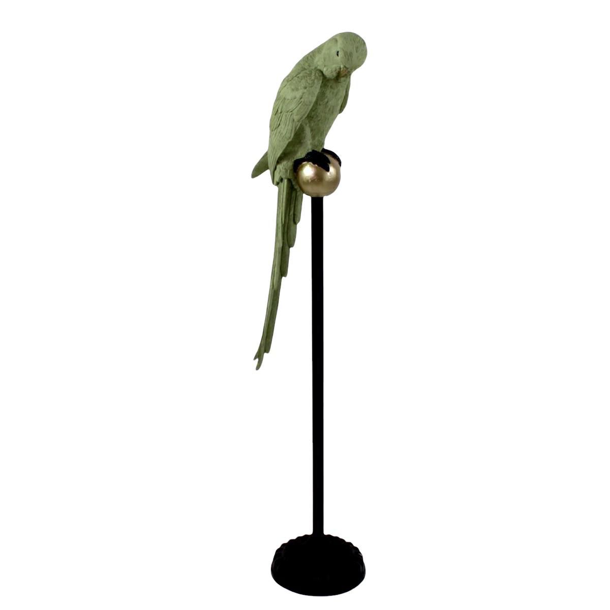 PAPPAGALLO C/PIEDISTALLO 27X20,5 CM H.112 CM VERDE PAPPAGALLO C/PIEDISTALLO 27X20,5 CM H.112 CM VERDE