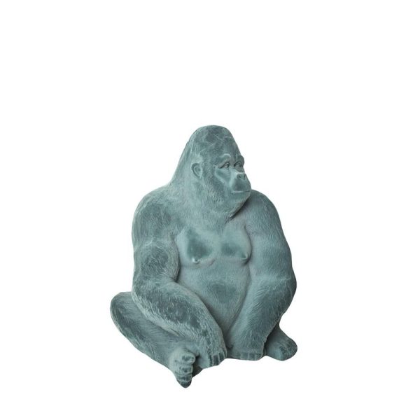 GORILLA POLIRESINA 30X22 CM H.40 CM GRIGIO/BLU GORILLA POLIRESINA 30X22 CM H.40 CM GRIGIO/BLU