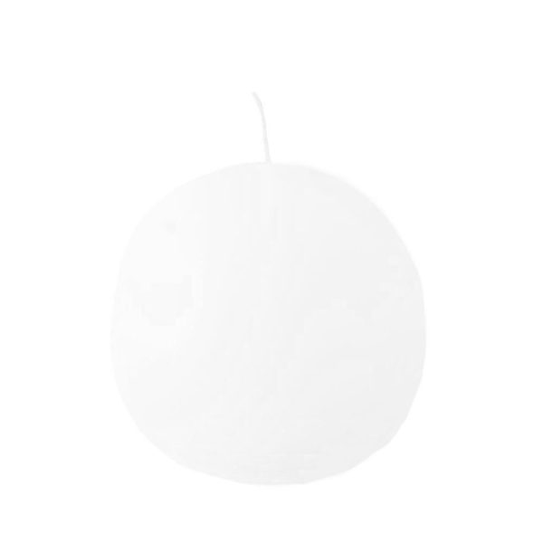 CANDELA SFERA D.15 CM BIANCO CANDELA SFERA D.15 CM BIANCO