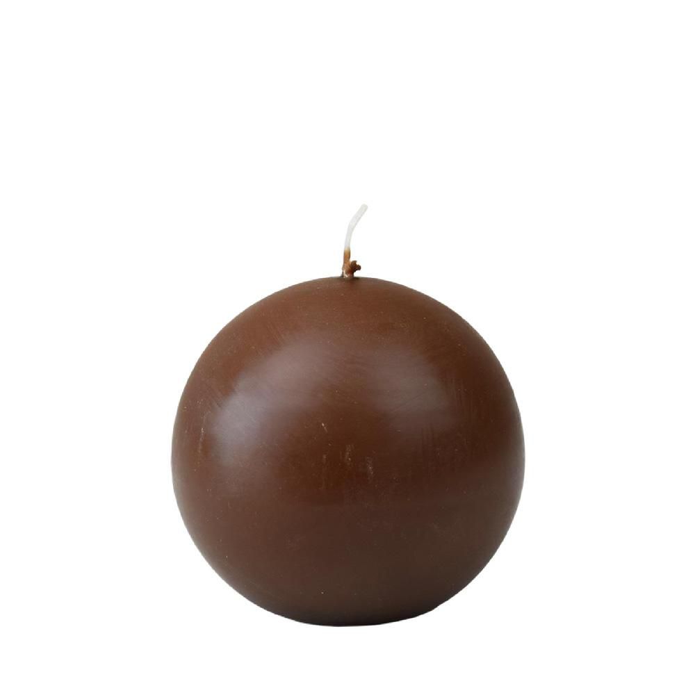 CANDELA SFERA D.10 CM CONF.PZ.4 CAFFE’