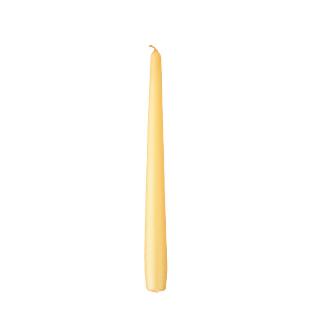 CANDELA CONICA D.2,3 CMH25 CM CONF. PZ 6 VELOURS SABBIA
