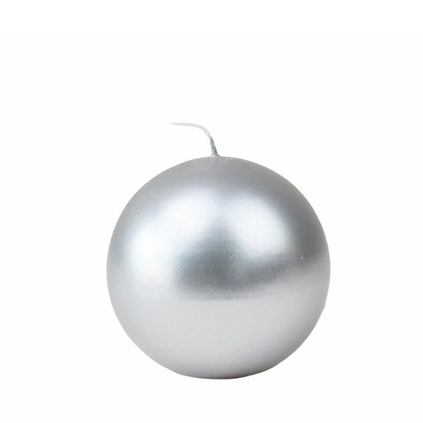 CANDELA SFERA D.8 CM CONF.PZ.8 SAFE ARGENTO CANDELA SFERA D.8 CM CONF.PZ.8 SAFE ARGENTO