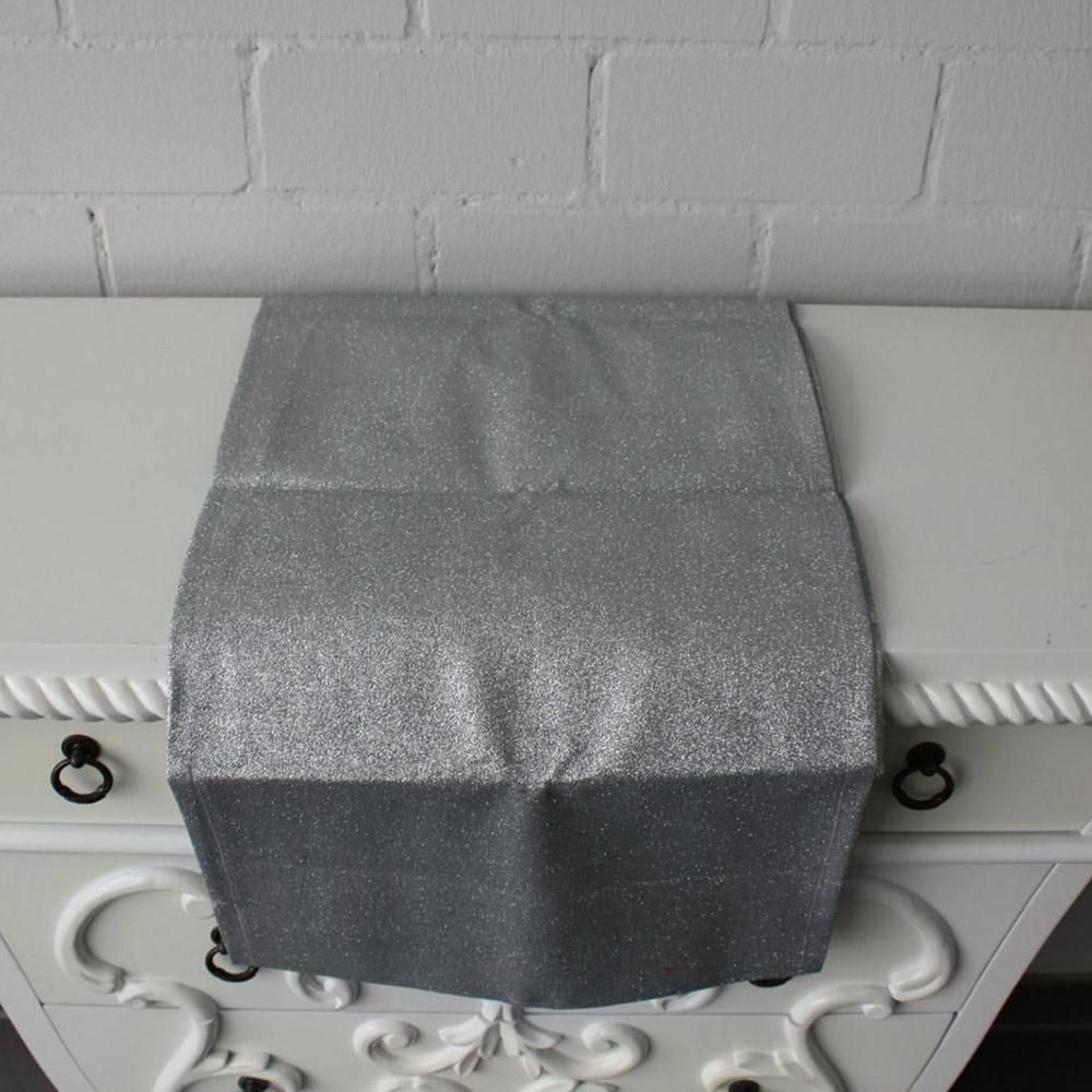 RUNNER GLITTER 40X150 ARGENTO CM RUNNER GLITTER 40X150 ARGENTO CM