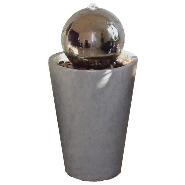 FONTANA SFERA 50X50X100CM GRIGIO FONTANA SFERA 50X50X100CM GRIGIO