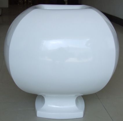 VASO POLIRESINA ARGENTO