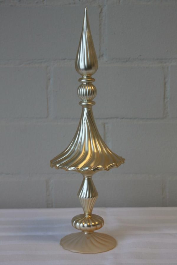 FUSO VETRO H.40 CM DA TAVOLO CHAMPAGNE CM