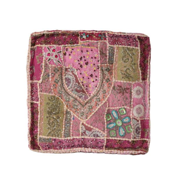 CUSCINO TESSUTO 45X45 CM -ZARI-ROSA CUSCINO TESSUTO 45X45 CM -ZARI-ROSA