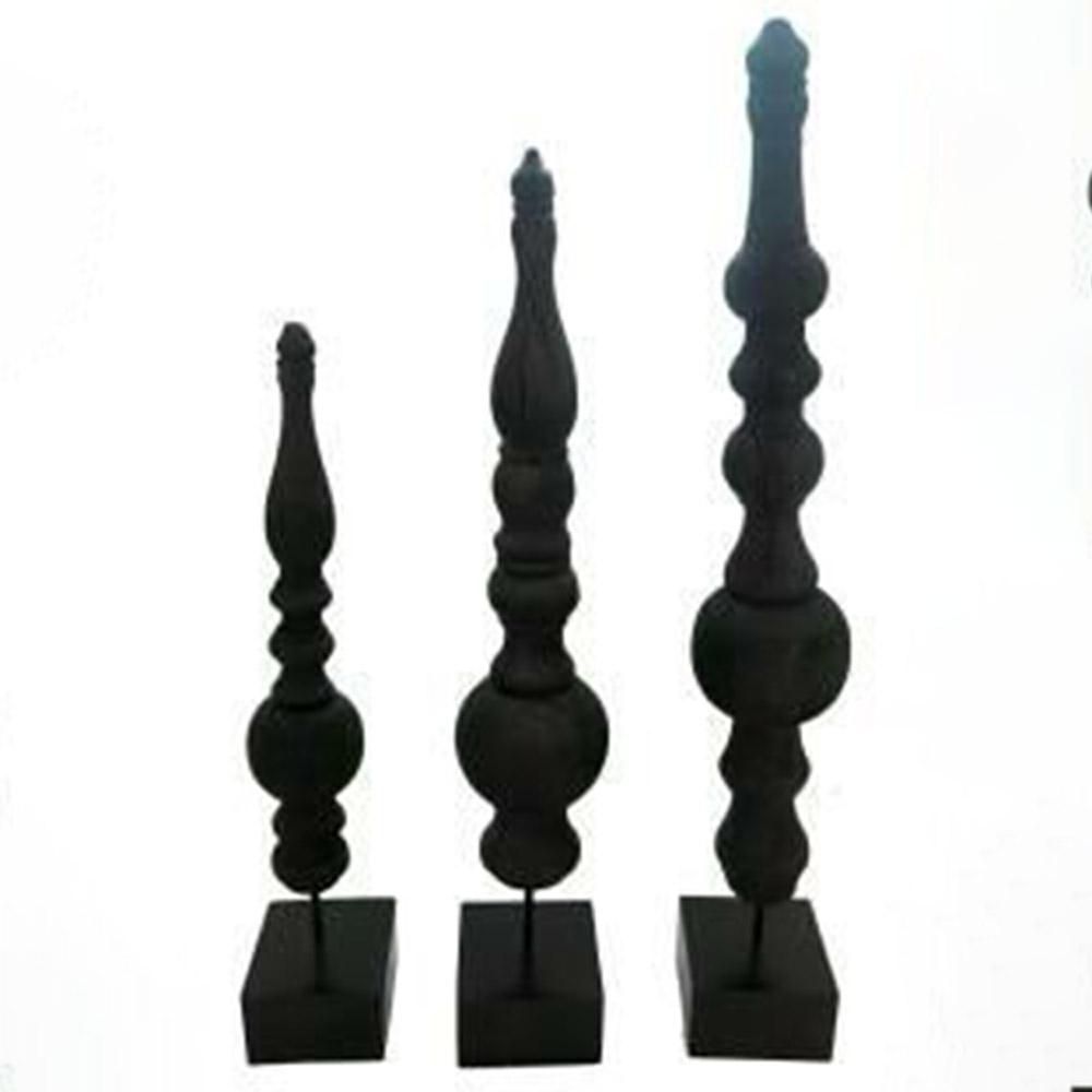 FUSO TAVOLO LEGNO H.77,5 CM -BALI- NERO