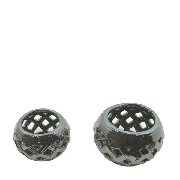 SFERA CERAM.PORTATEALIGHT -WOVEN- CM.6,5 ARGENTO CM SFERA CERAM.PORTATEALIGHT -WOVEN- CM.6,5 ARGENTO CM