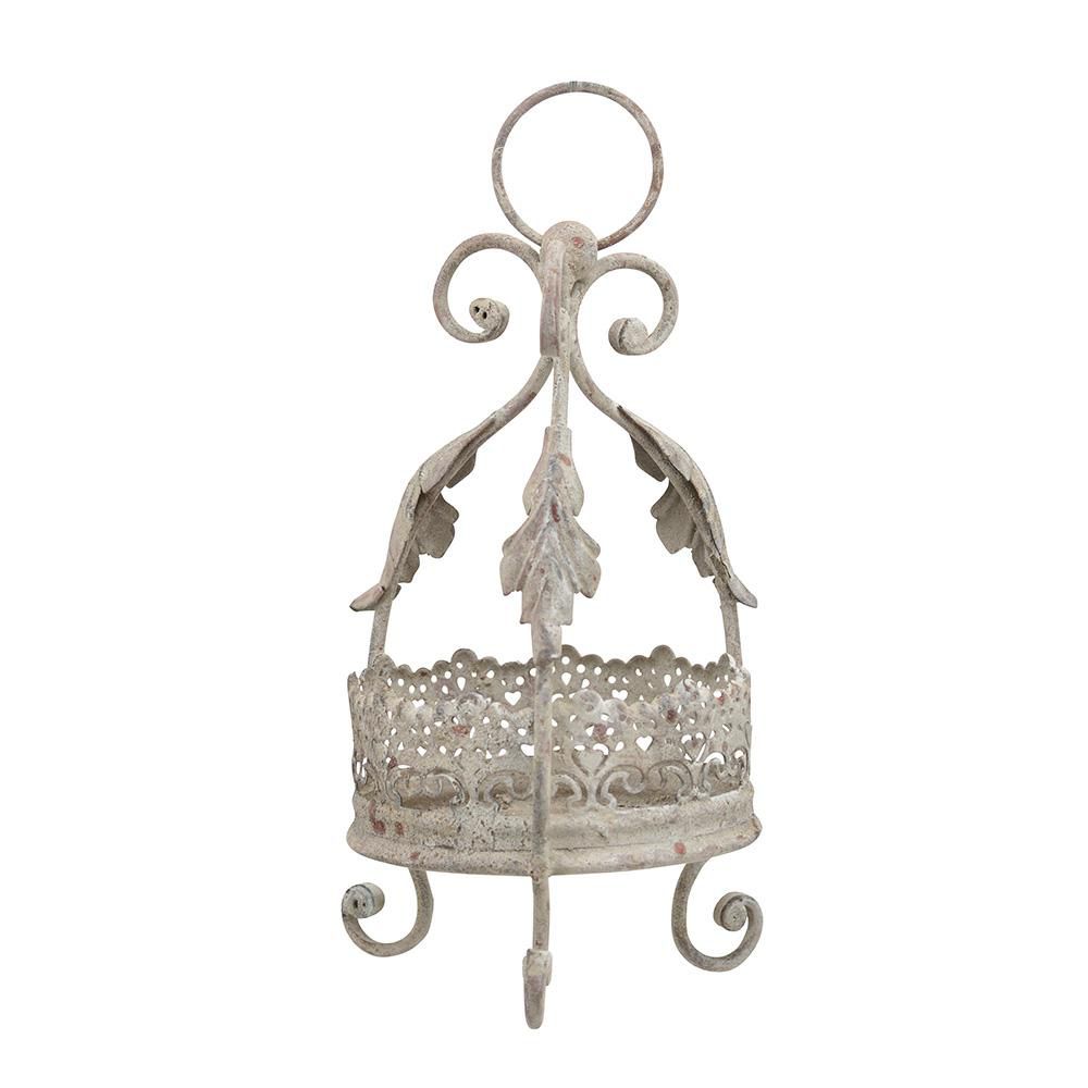 PORTAPIANTA METALLO 14X12,5 CM H.22,5 CM -ARTFERRO- GRIGIO ANTIC PORTAPIANTA METALLO 14X12,5 CM H.22,5 CM -ARTFERRO- GRIGIO ANTIC