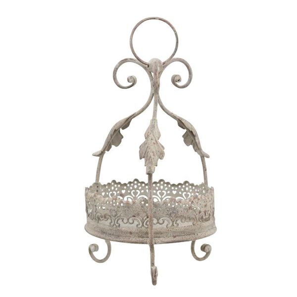 PORTAPIANTA METALLO 16X17 CM H.26 CM -ARTFERRO- GRIGIO ANTICATO PORTAPIANTA METALLO 16X17 CM H.26 CM -ARTFERRO- GRIGIO ANTICATO