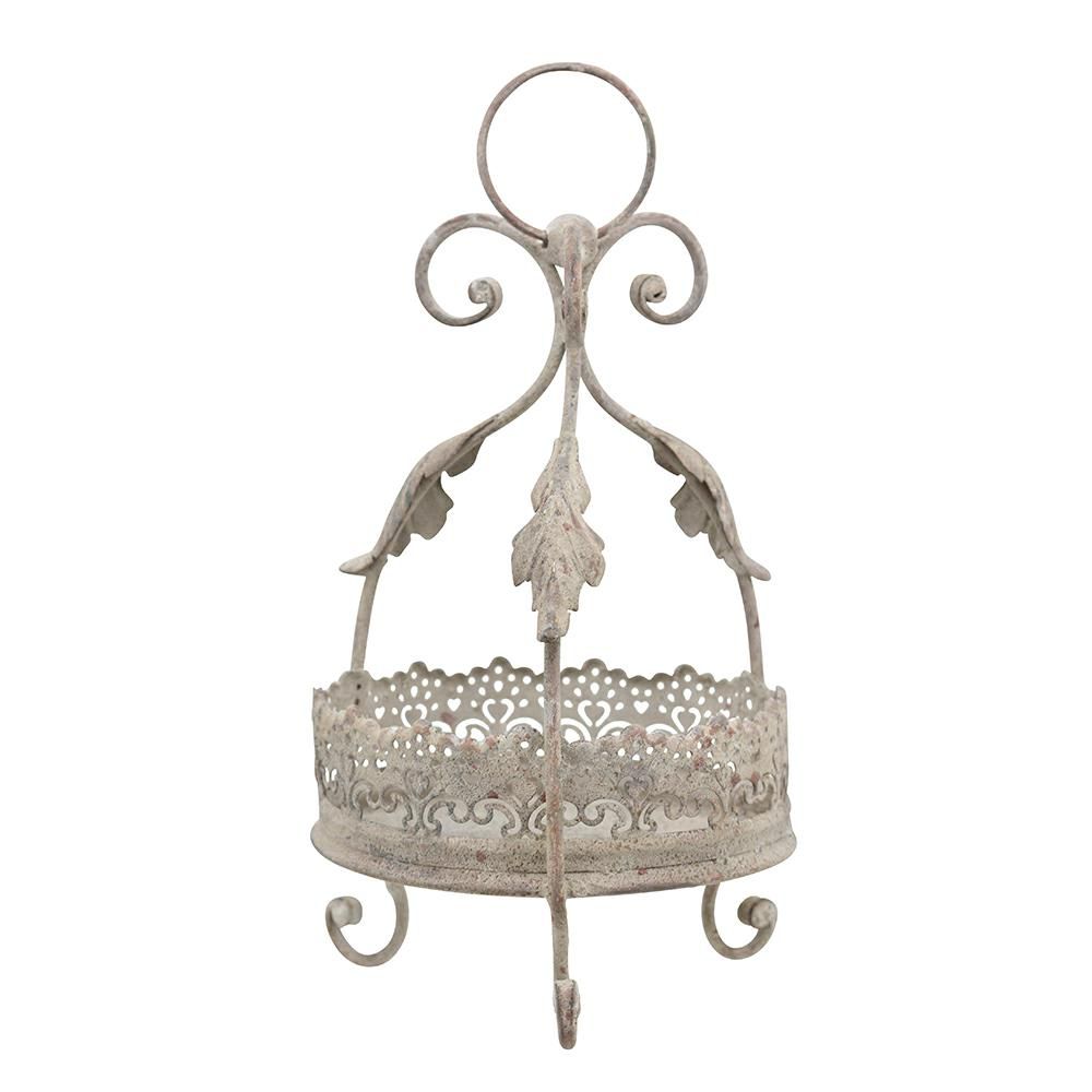 PORTAPIANTA METALLO 16X17 CM H.26 CM -ARTFERRO- GRIGIO ANTICATO PORTAPIANTA METALLO 16X17 CM H.26 CM -ARTFERRO- GRIGIO ANTICATO