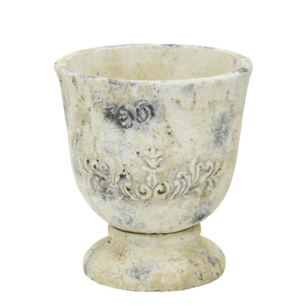VASO CEMENTO D.16,5 CM H.23 CM -VALO- CREMA ANTICATO VASO CEMENTO D.16,5 CM H.23 CM -VALO- CREMA ANTICATO
