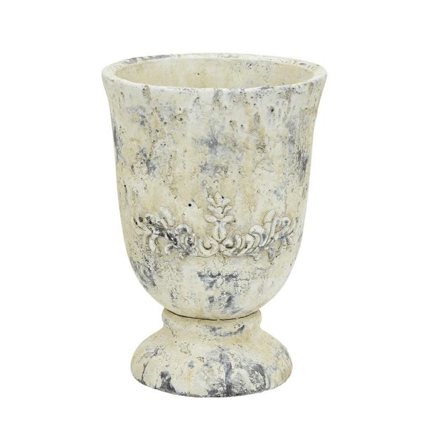 VASO CEMENTO D.20 CM H.27 CM -VALO- CREMA ANTICATO VASO CEMENTO D.20 CM H.27 CM -VALO- CREMA ANTICATO
