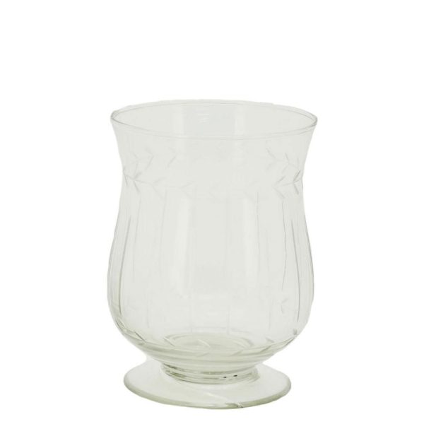 VASO VETRO HURRICANE -VITREOUS- D.16 CM H.12 CM TRASPARENTE VASO VETRO HURRICANE -VITREOUS- D.16 CM H.12 CM TRASPARENTE