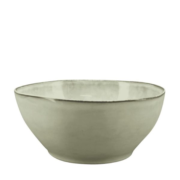 SET 6 BOWL GRES D.16,5 CM H.7,5 CM -WAN- AVORIO