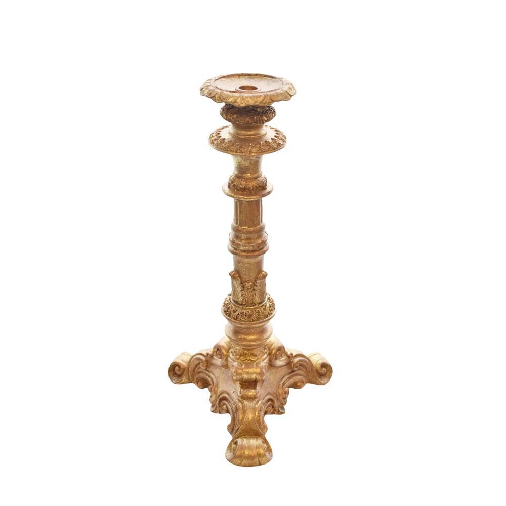 CANDELIERE POLIRESINA -DORE – D.25,5 CM H.48 CM ORO CANDELIERE POLIRESINA -DORE – D.25,5 CM H.48 CM ORO