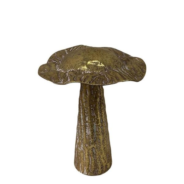 FUNGO METALLO D.28,5 CMH.38 CM ORO FUNGO METALLO D.28,5 CMH.38 CM ORO