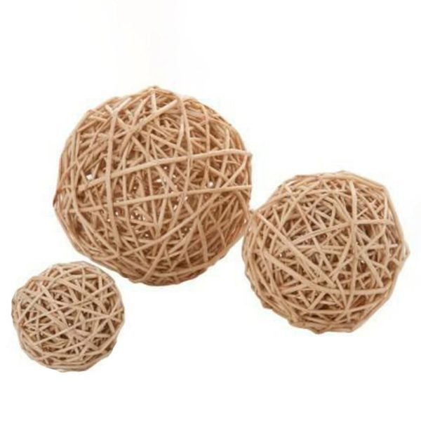 SFERA VIMINI INTRECCIATA D.16 CM NATURALE SFERA VIMINI INTRECCIATA D.16 CM NATURALE