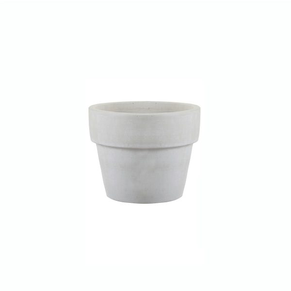 VASO TERRACOTTA D.36 CMH.28 CM -TUNIS- BIANCO GHIACCIO VASO TERRACOTTA D.36 CMH.28 CM -TUNIS- BIANCO GHIACCIO