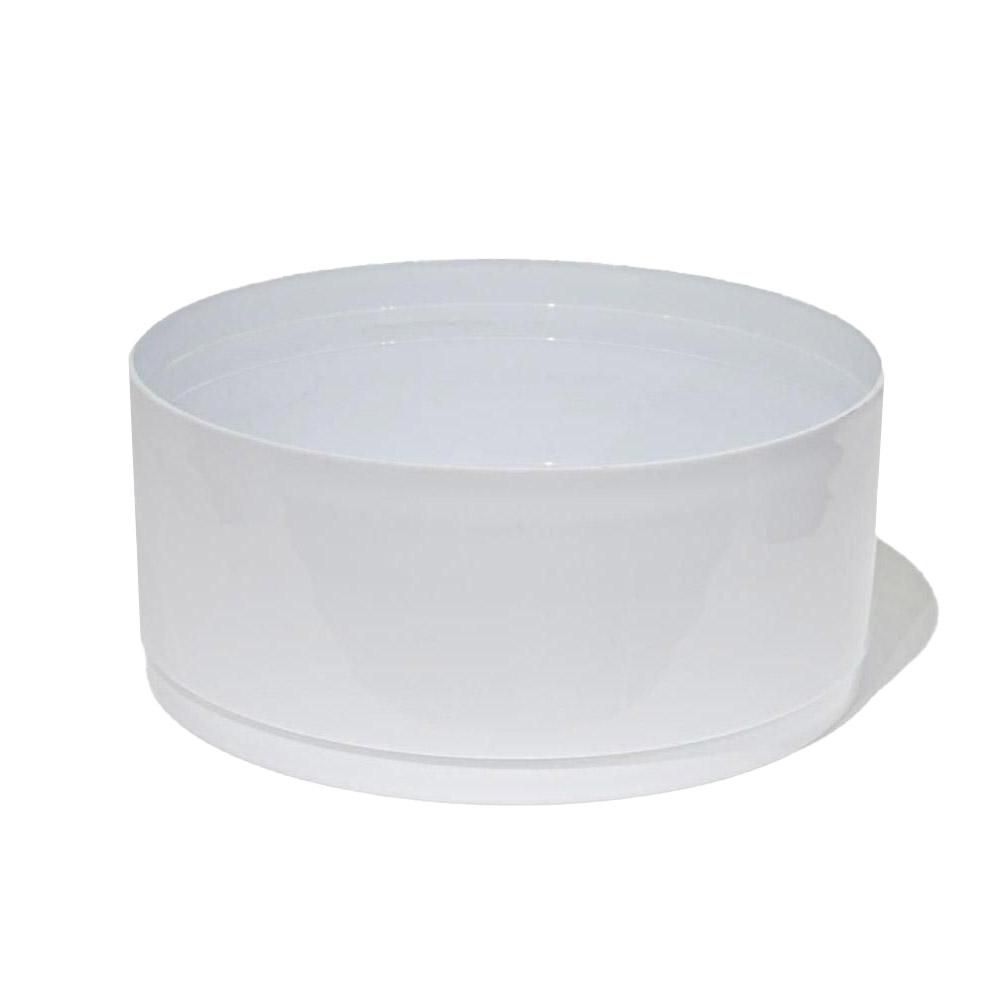 CIOTOLA PLASTICA TRADITIONAL D.26 CM H.11,5 CM CONF.PZ.3 BIANCO CIOTOLA PLASTICA TRADITIONAL D.26 CM H.11,5 CM CONF.PZ.3 BIANCO