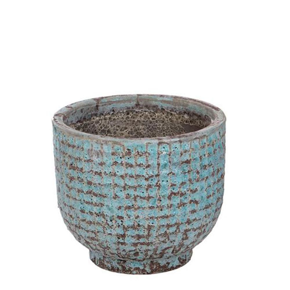 VASO ARGILLA D.43 CM H.35 CM VERDE ANTICATO VASO ARGILLA D.43 CM H.35 CM VERDE ANTICATO