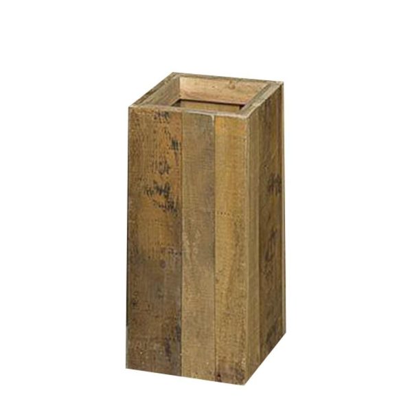 FIORIERA LEGNO 40X40 CMH.100 CM NATURALE FIORIERA LEGNO 40X40 CMH.100 CM NATURALE