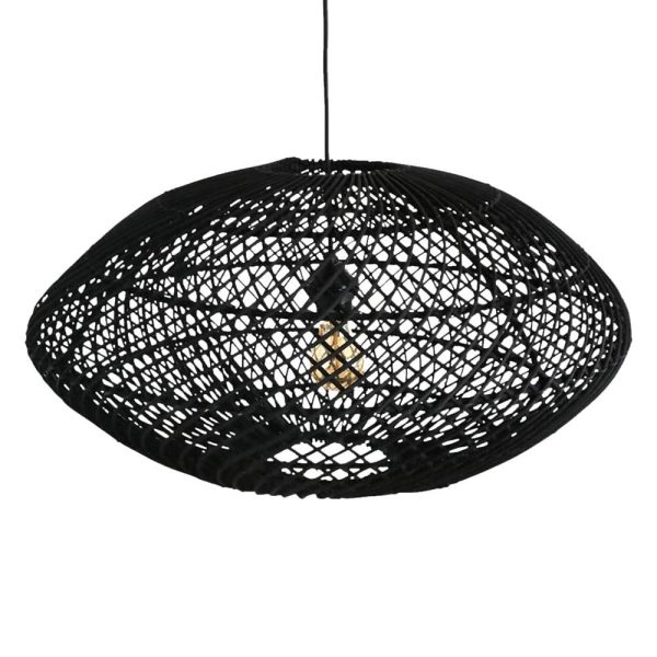 LAMPADARIO -VINTAGE- D.57 CM H.32 CM NERO LAMPADARIO -VINTAGE- D.57 CM H.32 CM NERO