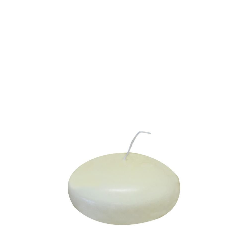CANDELA GALLEGGIANTE D.4,2 CM CONF.PZ.30 AVORIO
