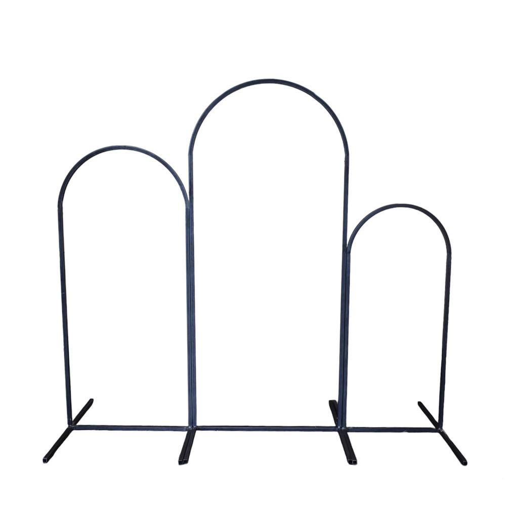 TRIS ARCHI WEDDING FERRO 54-67-80×72 H.122-150-183 CM INDUSTRIAL