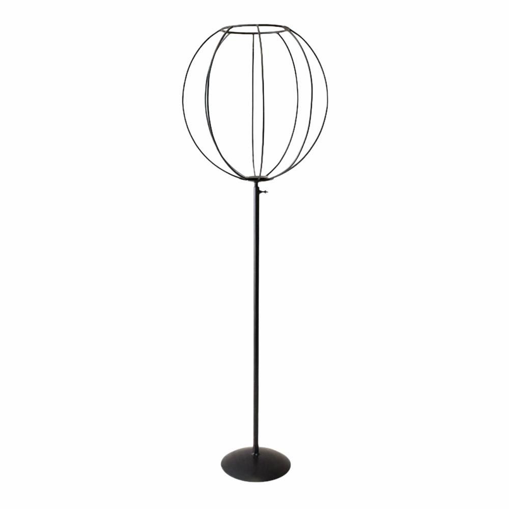 SFERA GABBIA FERRO H.140 CM C/BASE REGOLABILE NERO SFERA GABBIA FERRO H.140 CM C/BASE REGOLABILE NERO