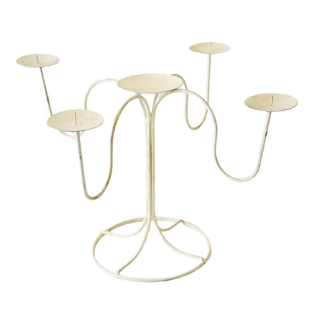 CANDELABRO FERRO S.MALO4F C/CHIODO BIANCO CANDELABRO FERRO S.MALO4F C/CHIODO BIANCO