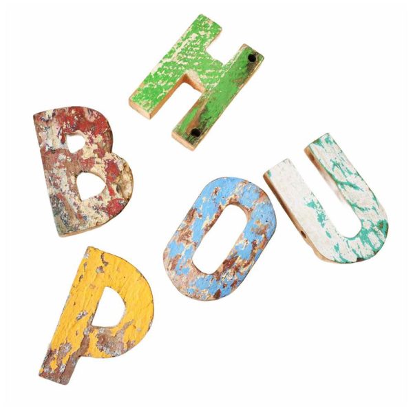 LETTERA LEGNO H.19 CM -VINTAGE – ASS. LETTERA LEGNO H.19 CM -VINTAGE – ASS.