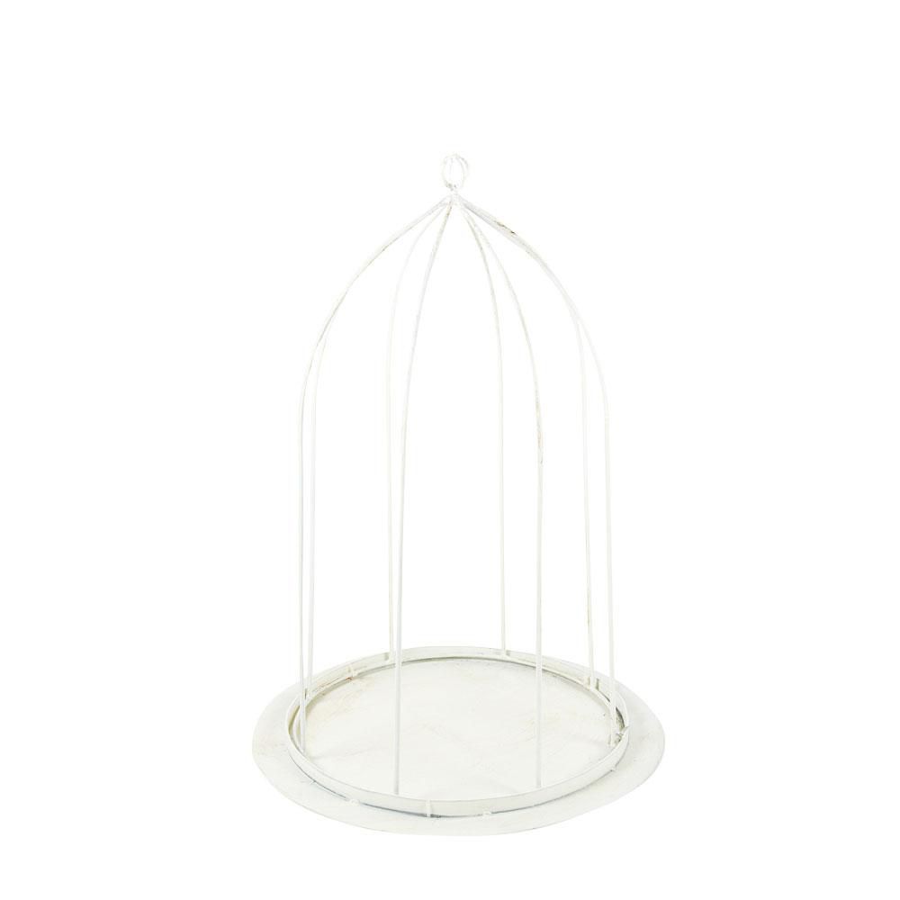 GABBIA FERRO D.50 CM BIANCO