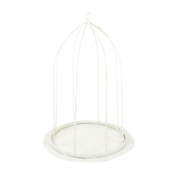 GABBIA FERRO D.60 CM BIANCO GABBIA FERRO D.60 CM BIANCO