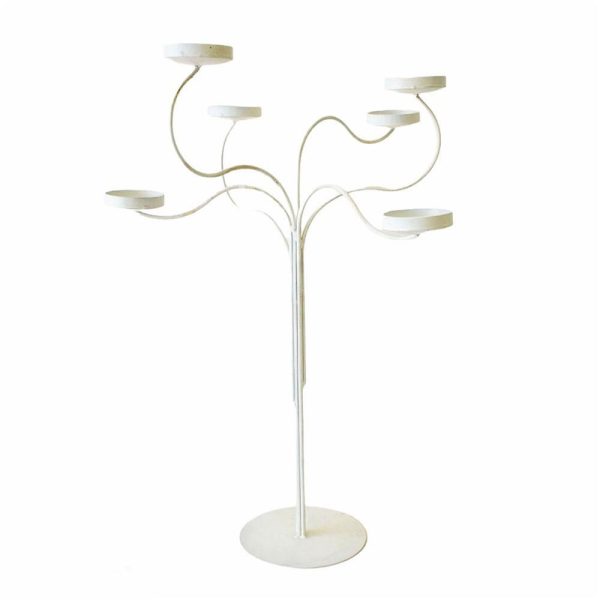 STRUTTURA FERRO H.90 CM6 RAMI X BICCHIERE BIANCO STRUTTURA FERRO H.90 CM6 RAMI X BICCHIERE BIANCO